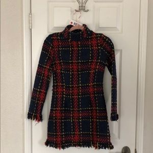 CBR (Chic Boutique Rose) wool high neck dress.